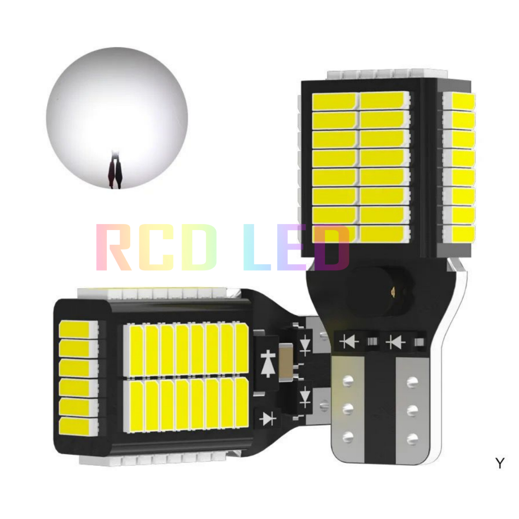 ORIGINAL LAMPU LED T10 54 LED 8 WATT SUPER PREMIUM LED CANBUS SUPER BRIGHT MERK SXC LAMPU SENJA MOTO