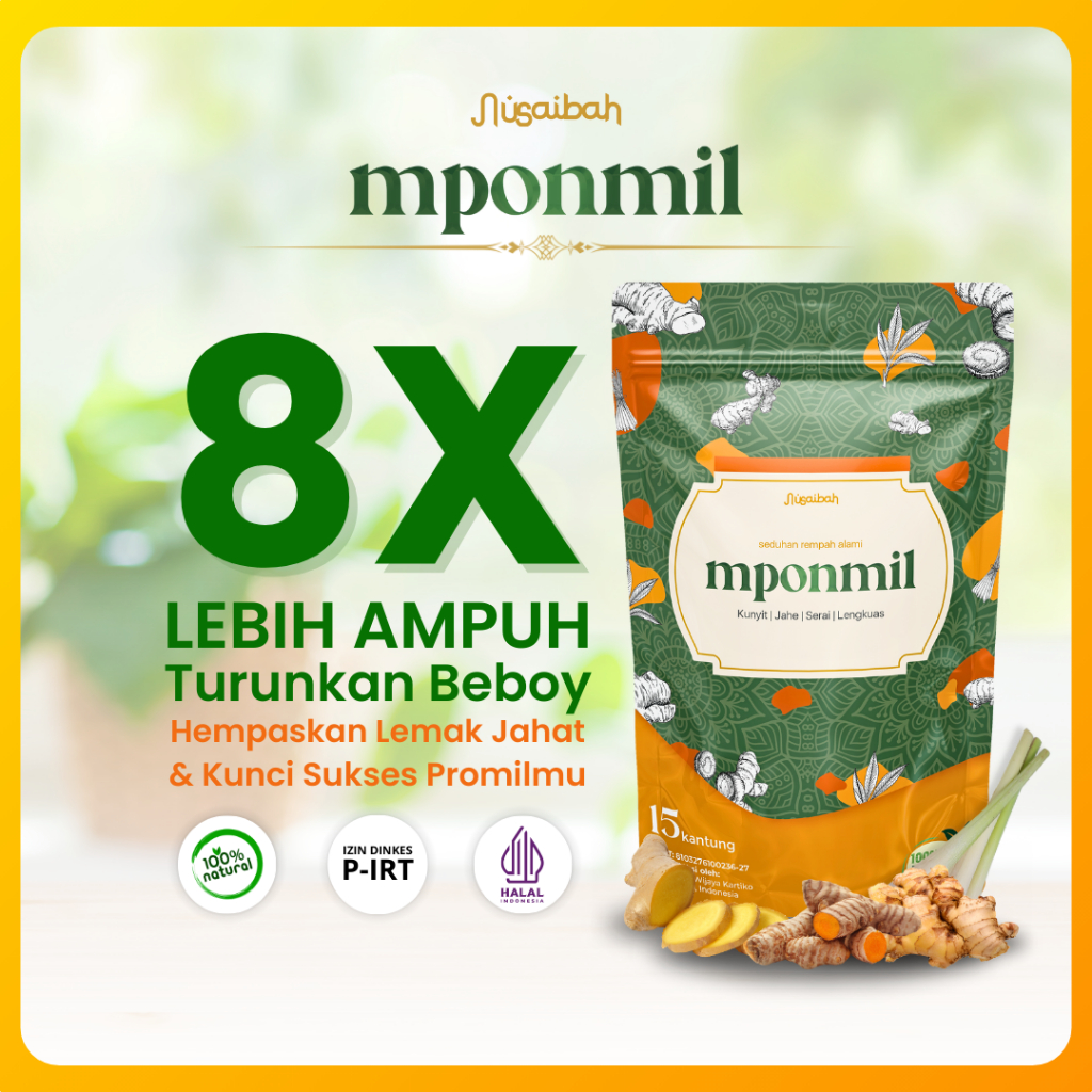 

Mponmil Minuman Rempah Alami Penurun BB | Promil Mponmil | Rempah JSR Mponmil | Promo Mponmil