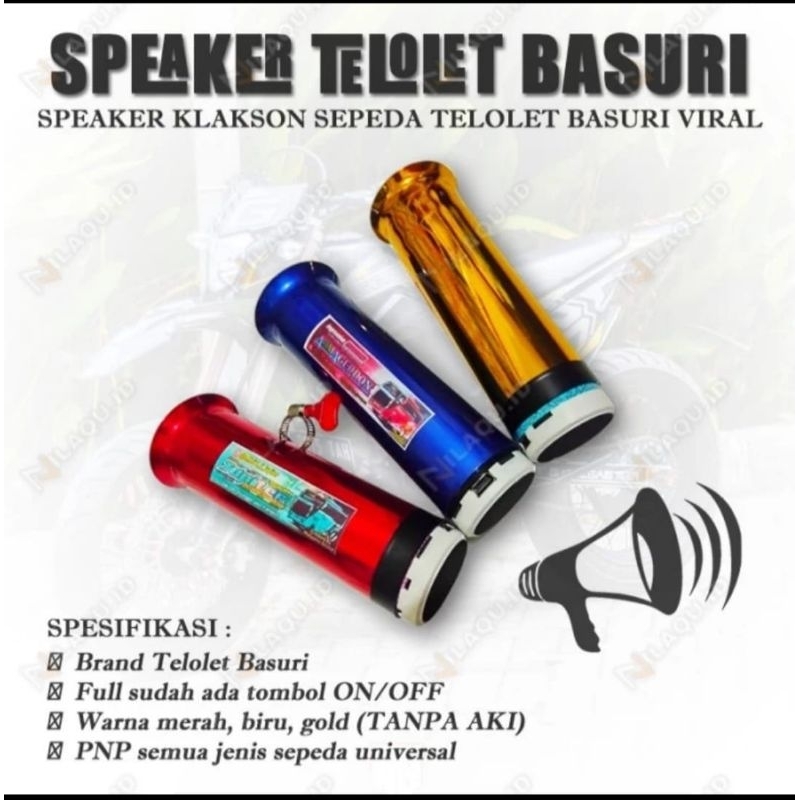 TELOLET BASURI KLAKSON SEPEDA TELOLET BASURI SPEAKER BASURI