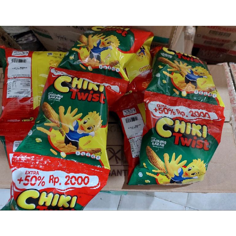 

COD CHIKI TWIST BARU KEMASAN LEBIH BESAR pengganti cheetos 1 RENCENG ISI 10 Dijual Murah ̿̿