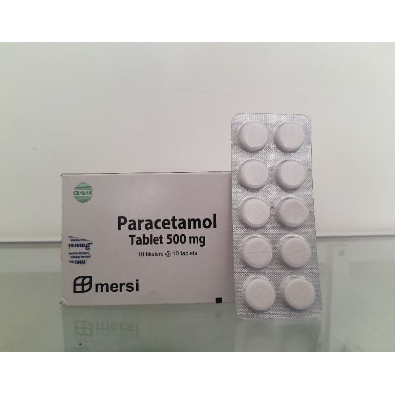 Paracetamol tablet 500mg Mersi