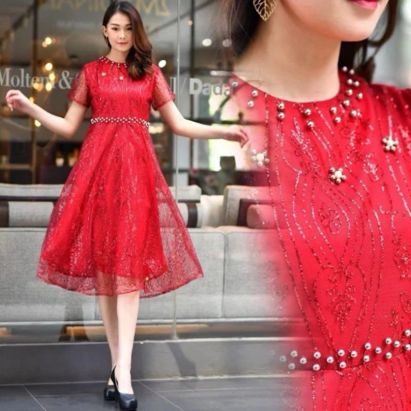 PROMO DRESS NATAL TERLARIS / DRESS PESTA / DRESS WANITA KEKINIAN 2021 / DRESS KOREA / DRESS GEREJA /