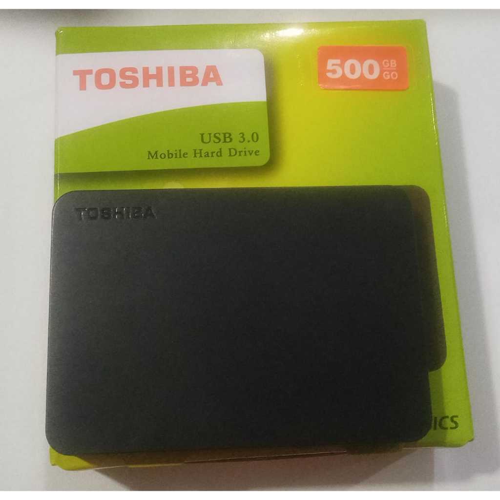 HARDISK EXTERNAL TOSHIBA 500GB NEW