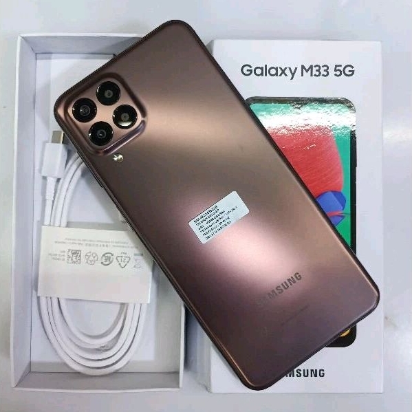 SAMSUNG GALAXY M33 5G RAM 8GB/128GB SECOND GARANSI RESMI