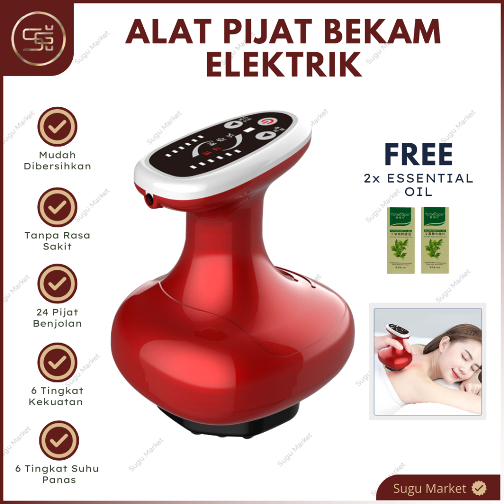 Alat Kop Bekam / Alat Bekam Elektrik / Alat Terapi Bekam / Alat Kerik Elektrik Bekam Elektrik Pijat 