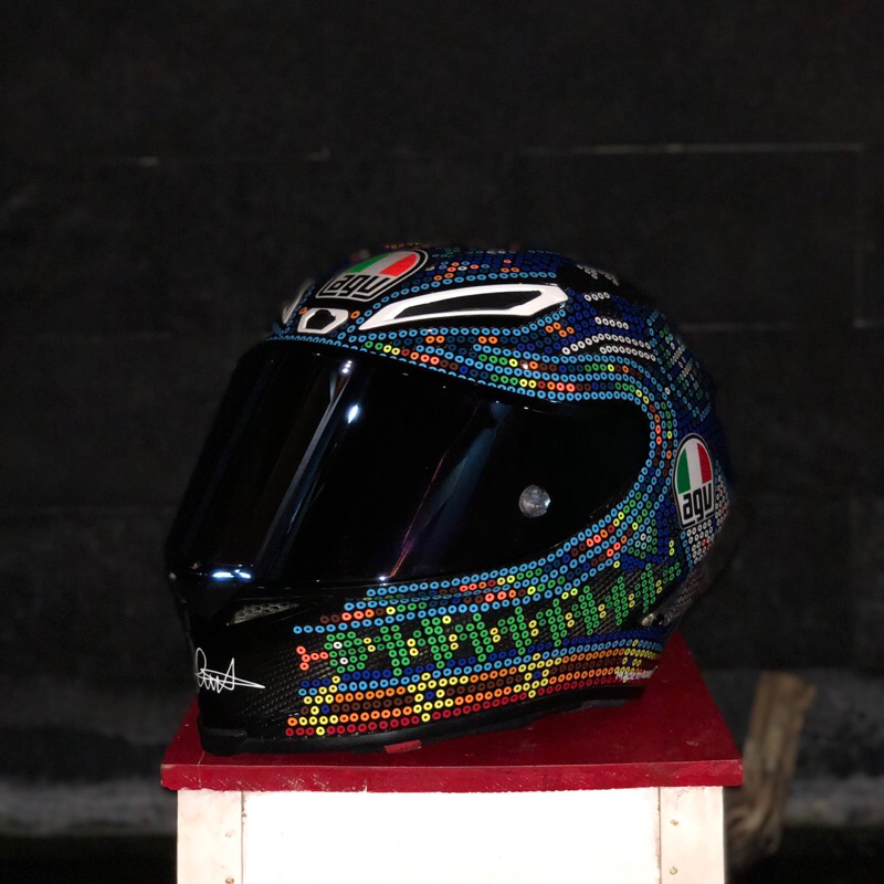Clone 1:1 Carbon Agv Pista Gpr Huichol