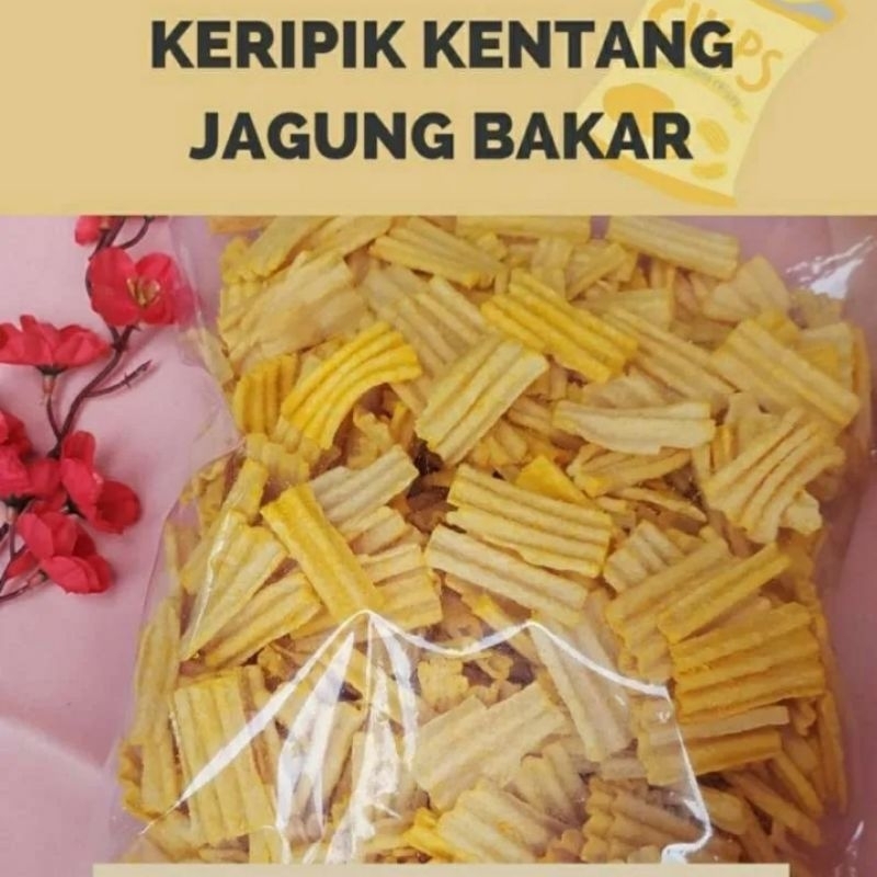 

KENTANG JAGUNG BAKAR 1/2KG(500GR)/KERIPIK KENTANG/KENTANG RENYAH