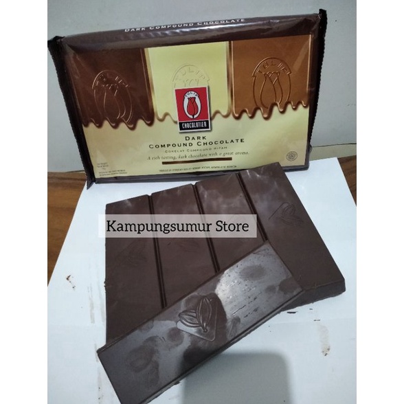 

COD Coklat Batang Coklat Tulip Dark / Dark Chocolatier Chocolate Compound 200 gr/ batang (Produk Baru) 6163