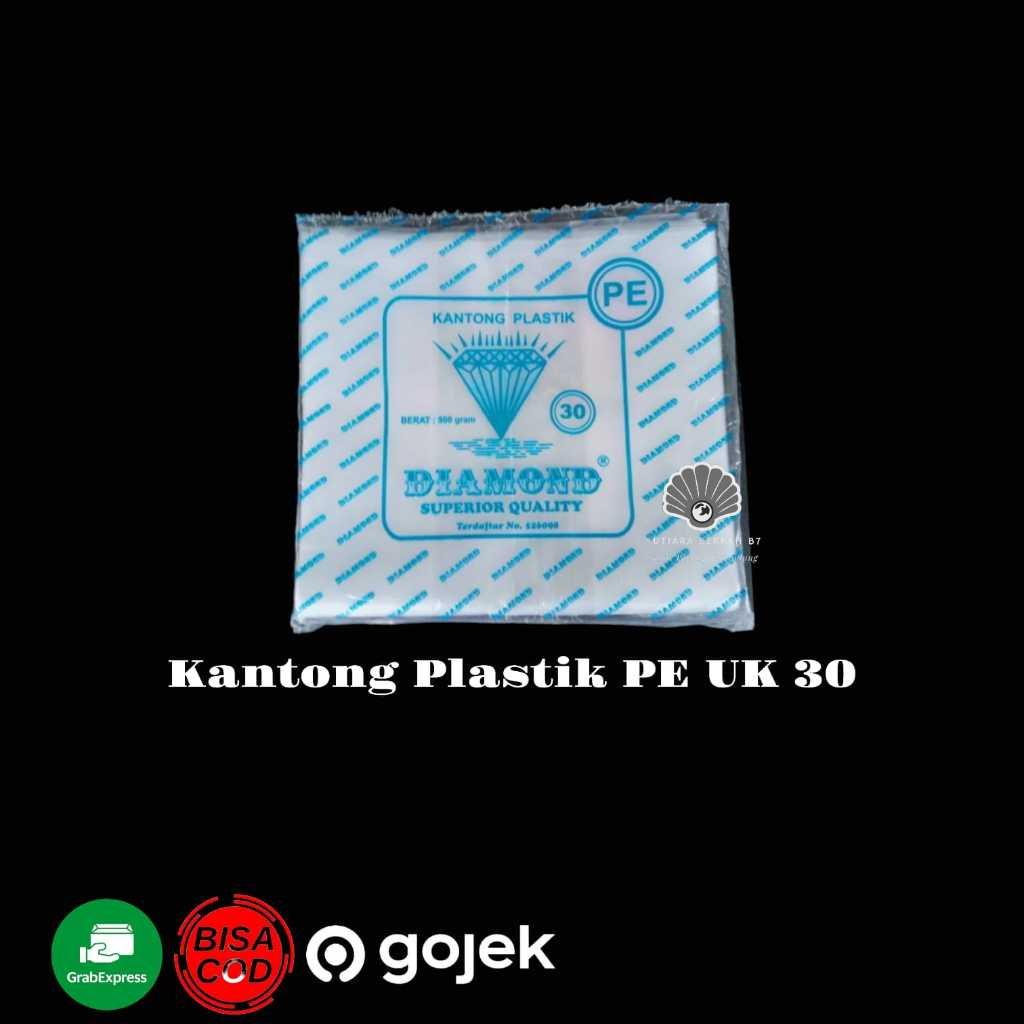 Kantong Kresek PE 30 Bening Diamond