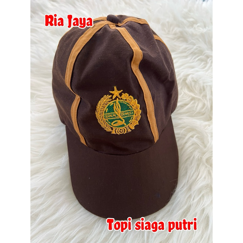 Topi Pramuka SD Siaga Putra Putri Logo Bordir