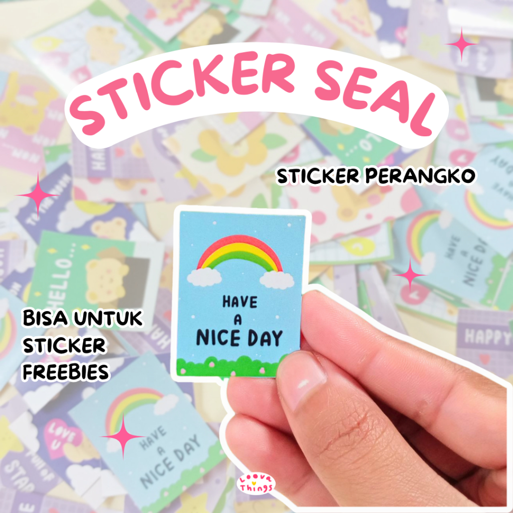 

[Min 10 pcs] STICKER PERANGKO LUCU | SEAL PACKAGING | DEKORASI JURNAL STICKER FREEBIES GRATIS BONUS SEAL SEGEL LABEL OLSHOP CHROMO KOTAK BOX CUSTOM STICKER MAKANAN HAMPERS girl imut motif kawaii tulisan Scrapbook Jurnal Diary HP LAPTOP TUMBLR CUTE MINI