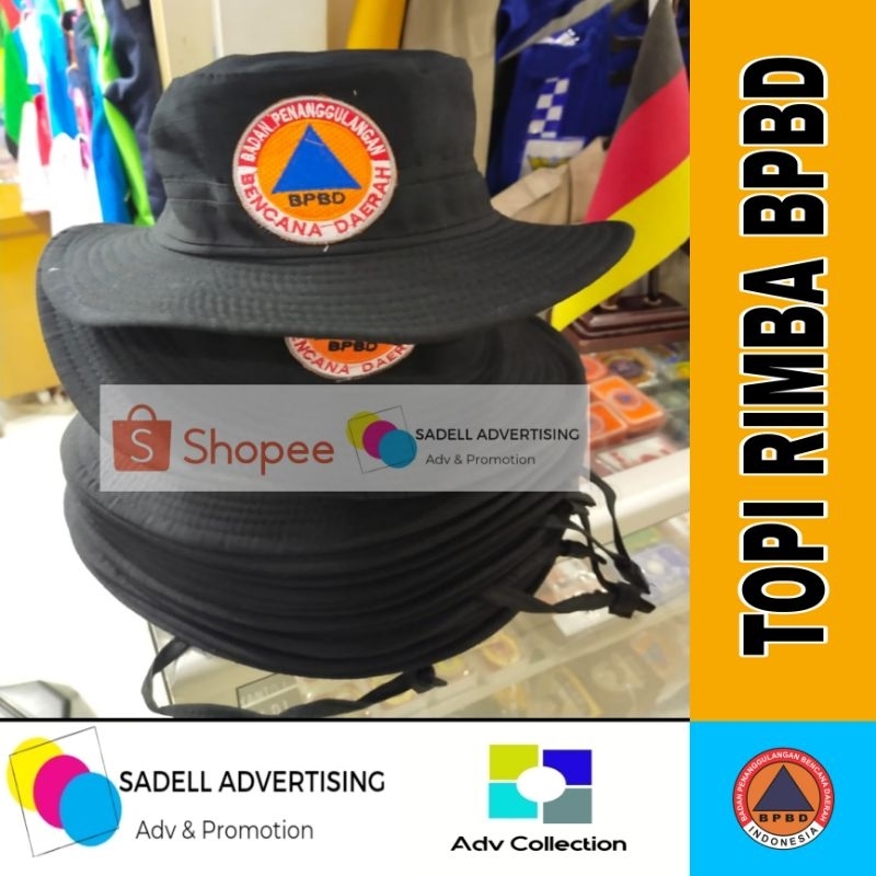Topi Rimba BPBD Topi BPBD Hitam