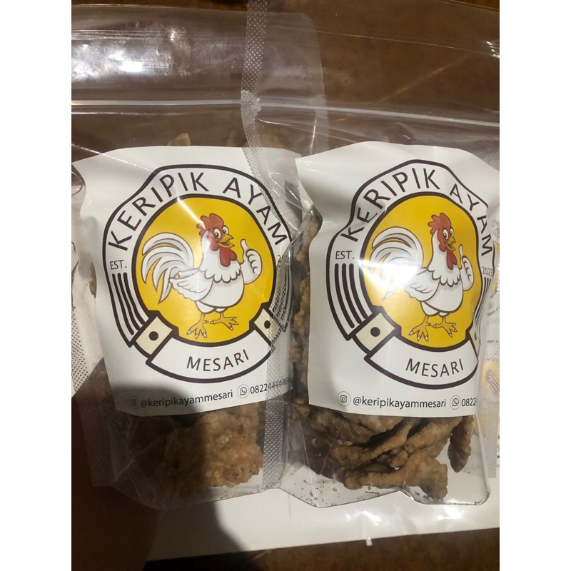 

KERIPIK AYAM HOMEMADE 100 GRAM