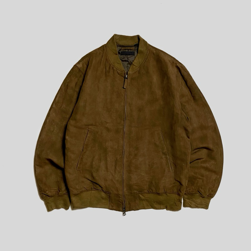 bomber Uniqlo suede