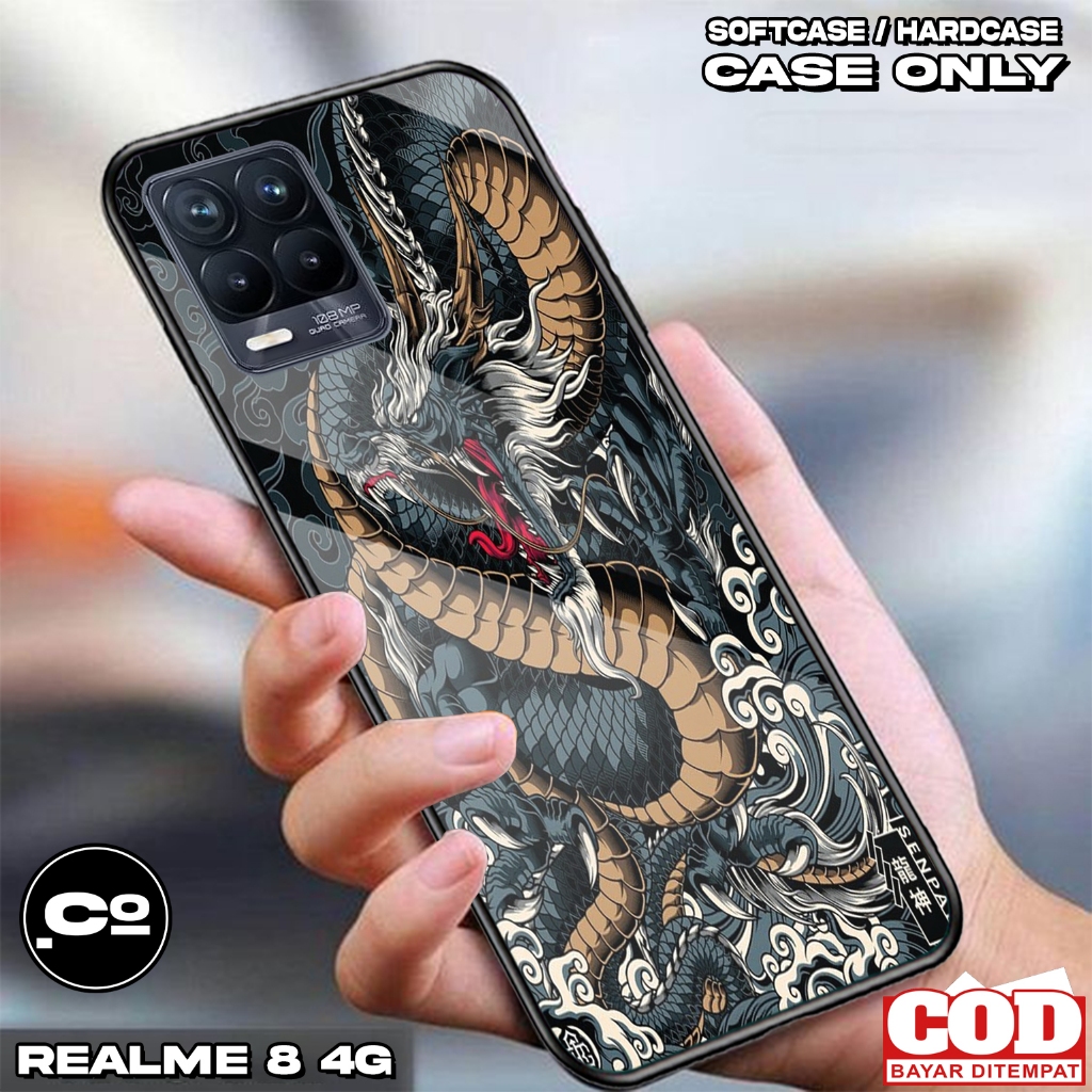 Case REALME 8 4G  - Casing REALME 8 4G [ DRGN ] Silikon REALME 8 4G  - Kesing Hp - Casing Hp  - Case