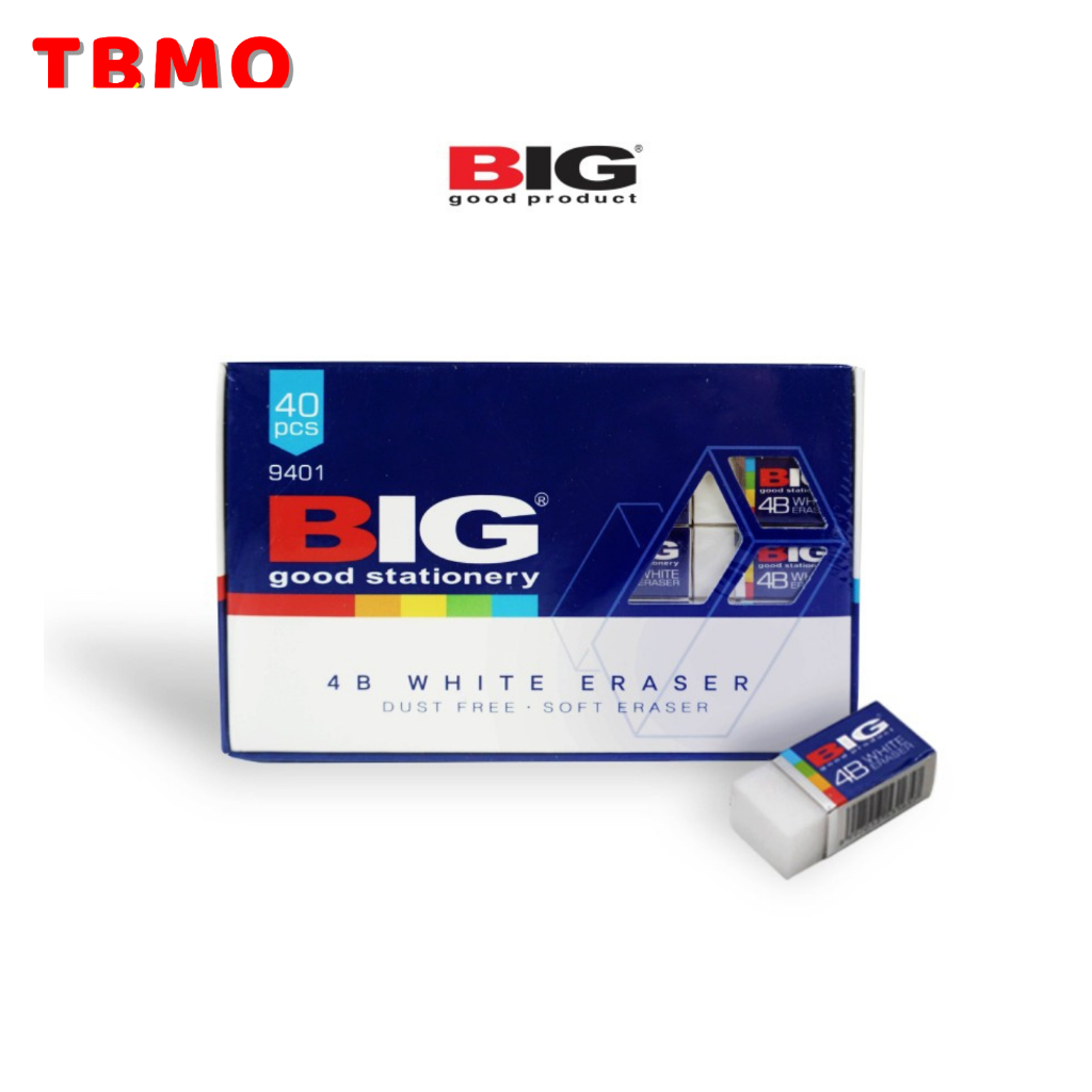 

TBMO Penghapus Eraser BIG Putih Kecil B-40 9401 - 1 Pcs