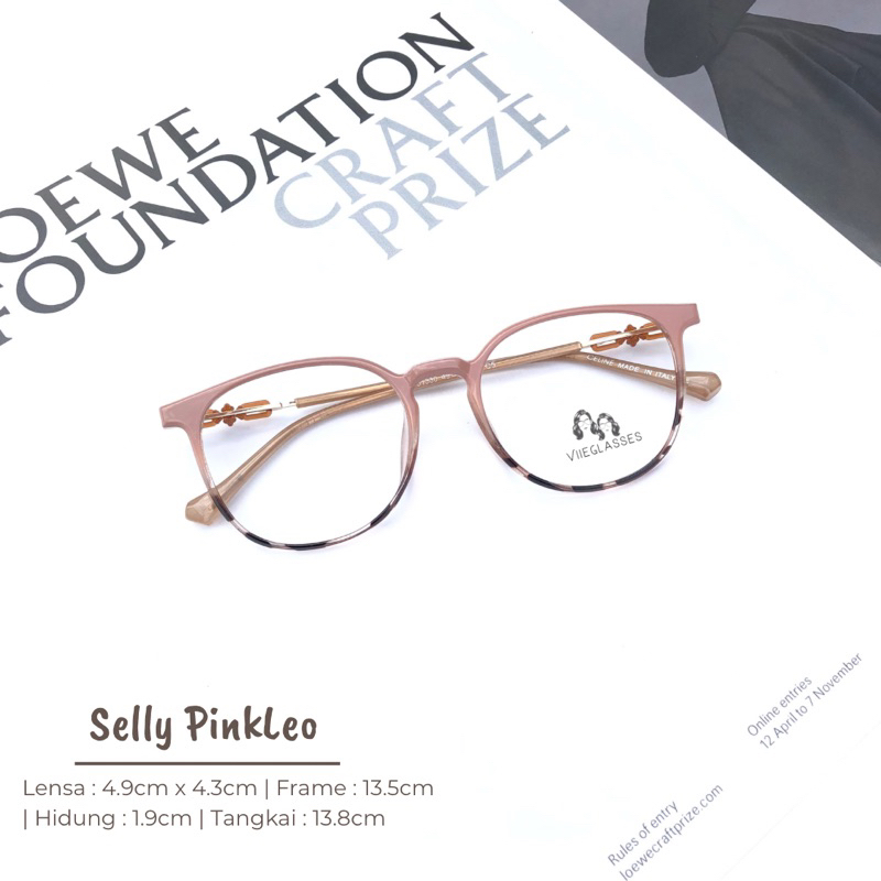 Frame selly kacamata lentur oval