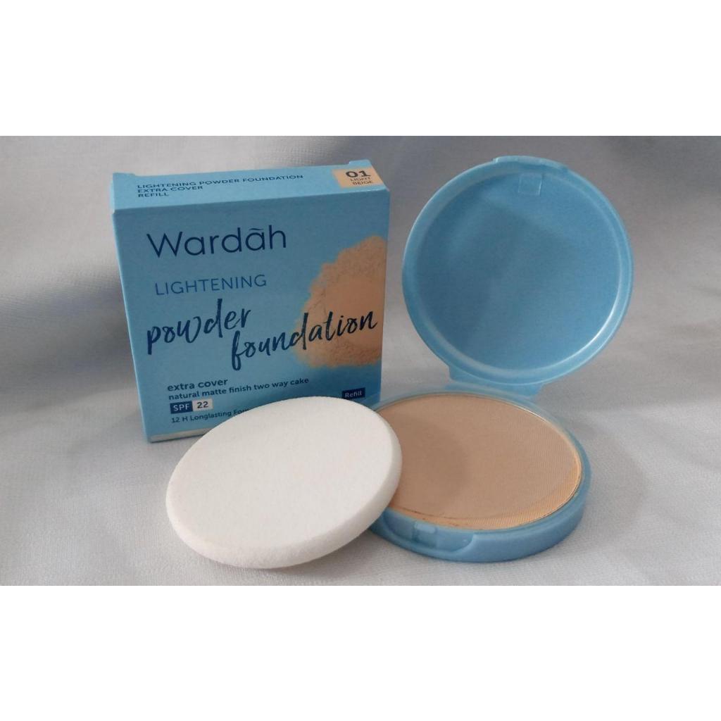 PROMO Bedak Wardah REFILL Lightening POWDER FOUNDATION Light Feel bedak refil wardah terlaris - Stan
