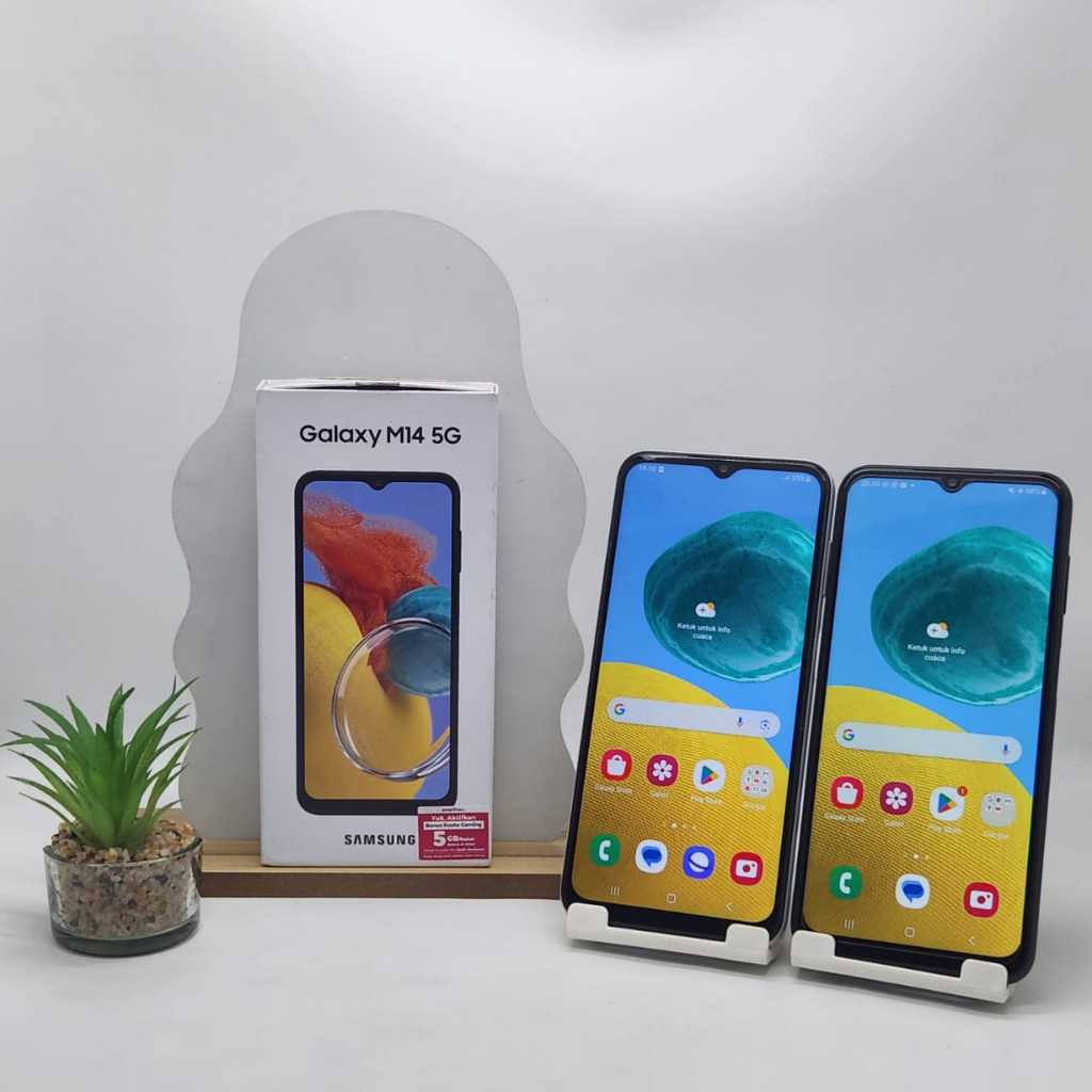 Samsung Galaxy M14 5G 4/64 4/128 6/128 GB Garansi Resmi Second Fullset