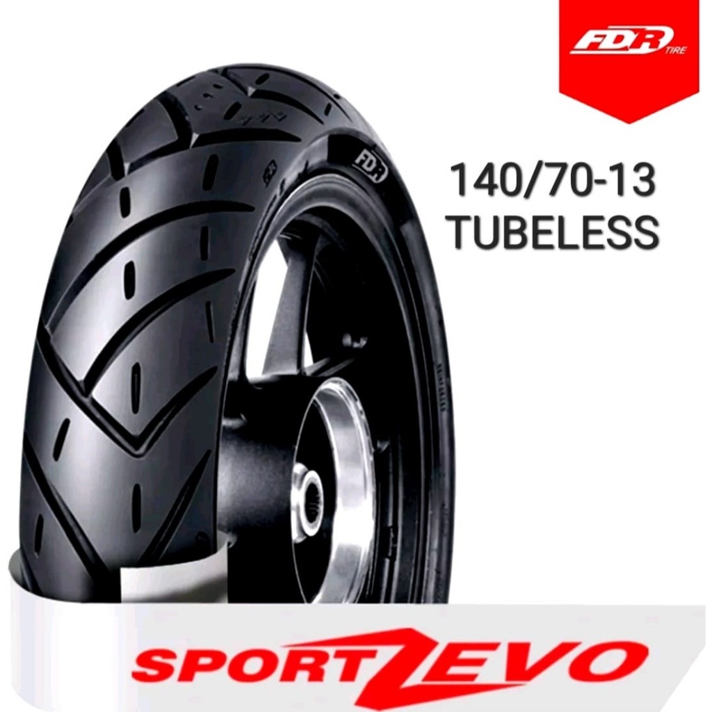 BAN LUAR FDR TUBELESS 140/70-13 SPORT ZEVO