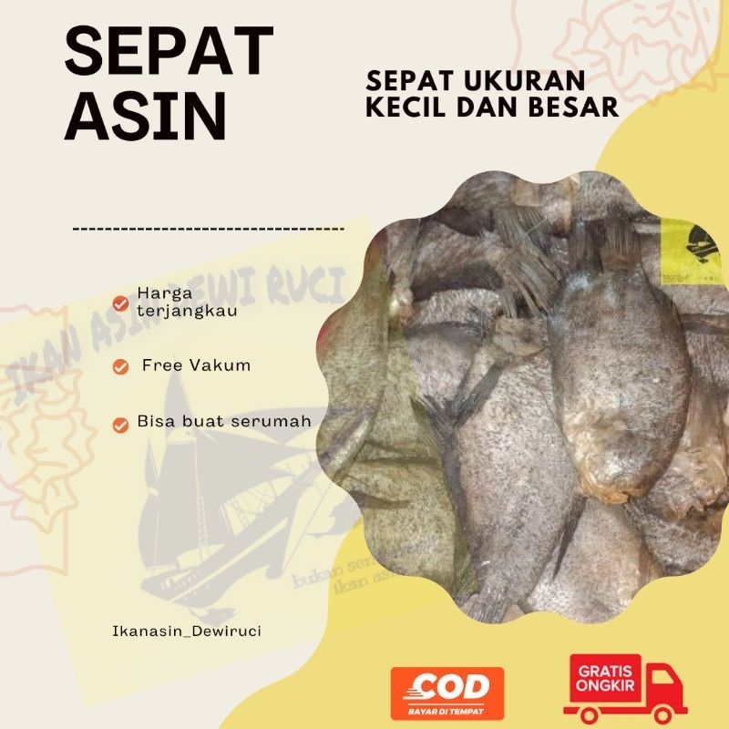 

Ikan Sepat asin