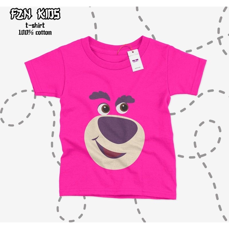 Fznkids Kaos Atasan Lotso Bear Atasan Toy Story Anak Dewasa Premium Original