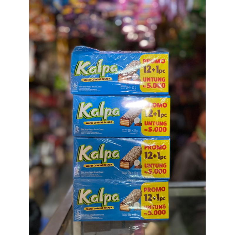 

PROMO Roma Kalpa Wafer Coklat Kelapa 1 Box isi 12 pcs