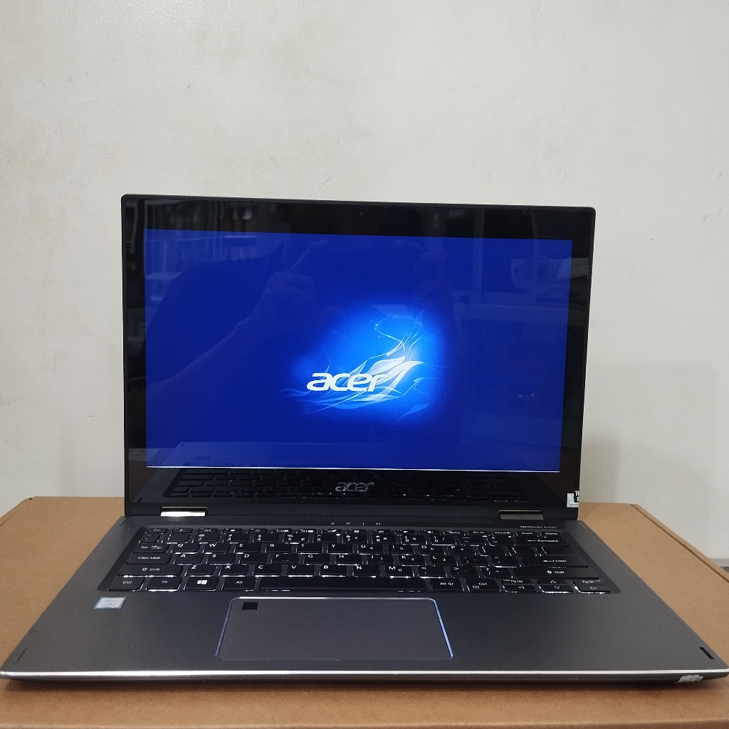 Laptop Convertible 2in1 Acer Spin 5 Core i7 gen 8 RAM 8GB SSD 128GB Layar Sentuh IPS FHD Flip 360
