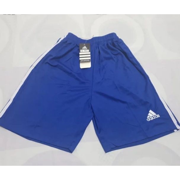 Star Seller CELANA PENDEK OLAHRAGA CELANA ADIDAS STRIP PUTIH PENDEK CELANA PENDEK IMPOR PREMIUM BIRU