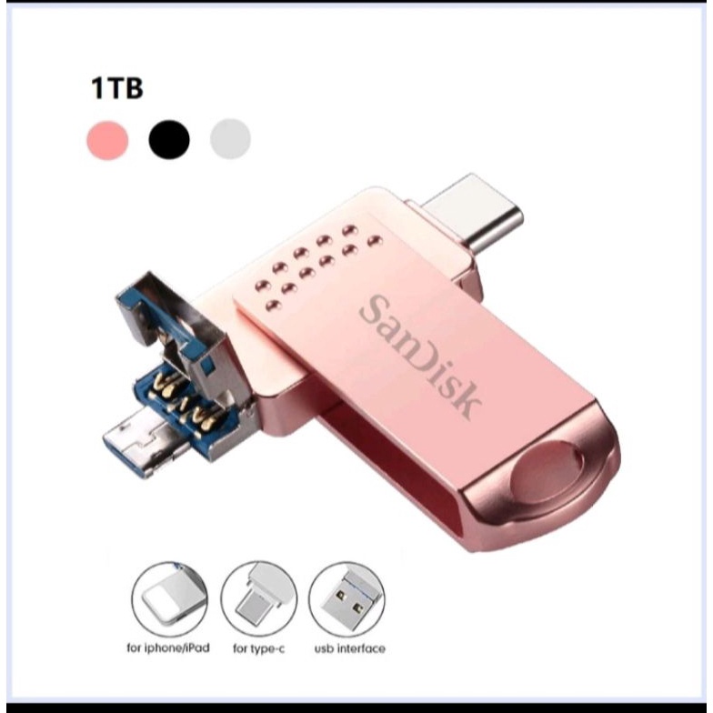 el Keren.. Flashdisk usb OTG 1TB original 3in1 RHV