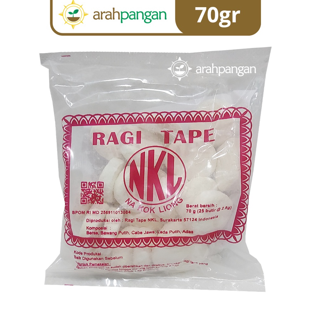 

[♕D6➤] Ragi Tape NKL 25 Butir 70gr [92]