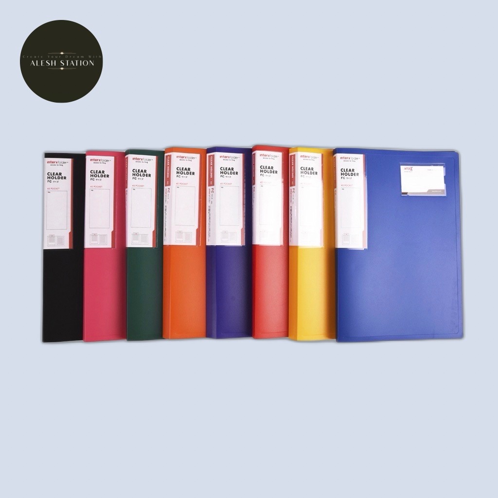 

Inter X Clear Holder Folio 40 pocket / Display Album / Dokumen Keeper
