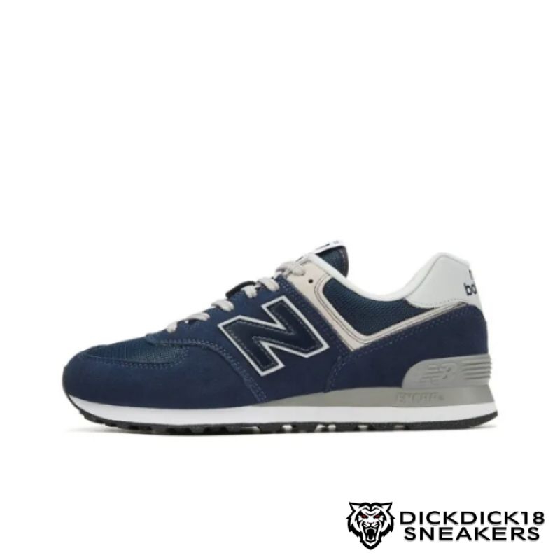 Sepatu NB 574 Classic Navy Grey Import Bnib100%
