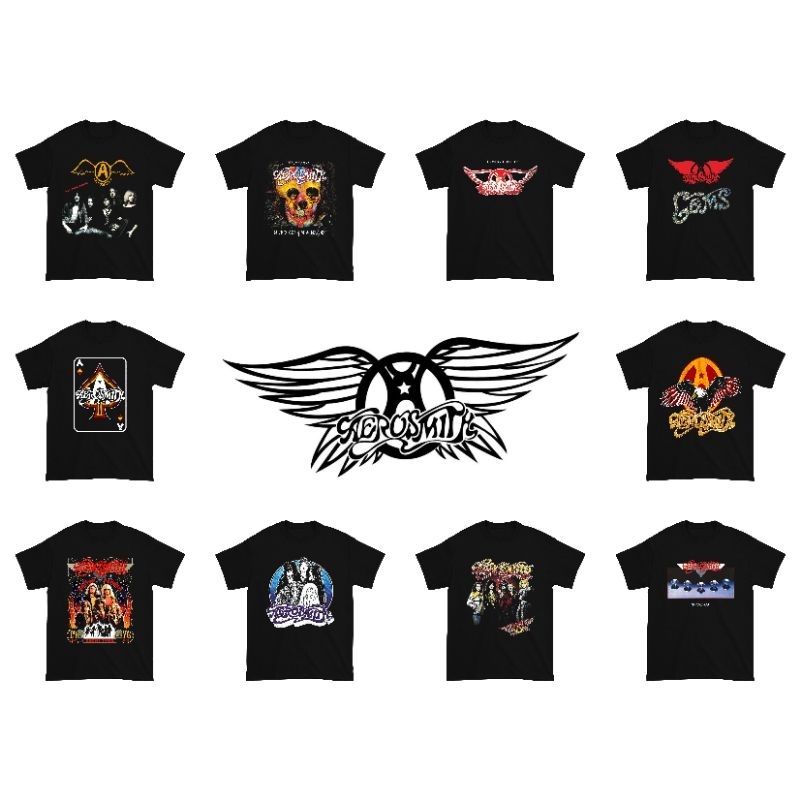 Kaos Aerosmith Band Music / Baju Aerosmith Band Musik / Kaos Band Aerosmith / Baju Band Aerosmith