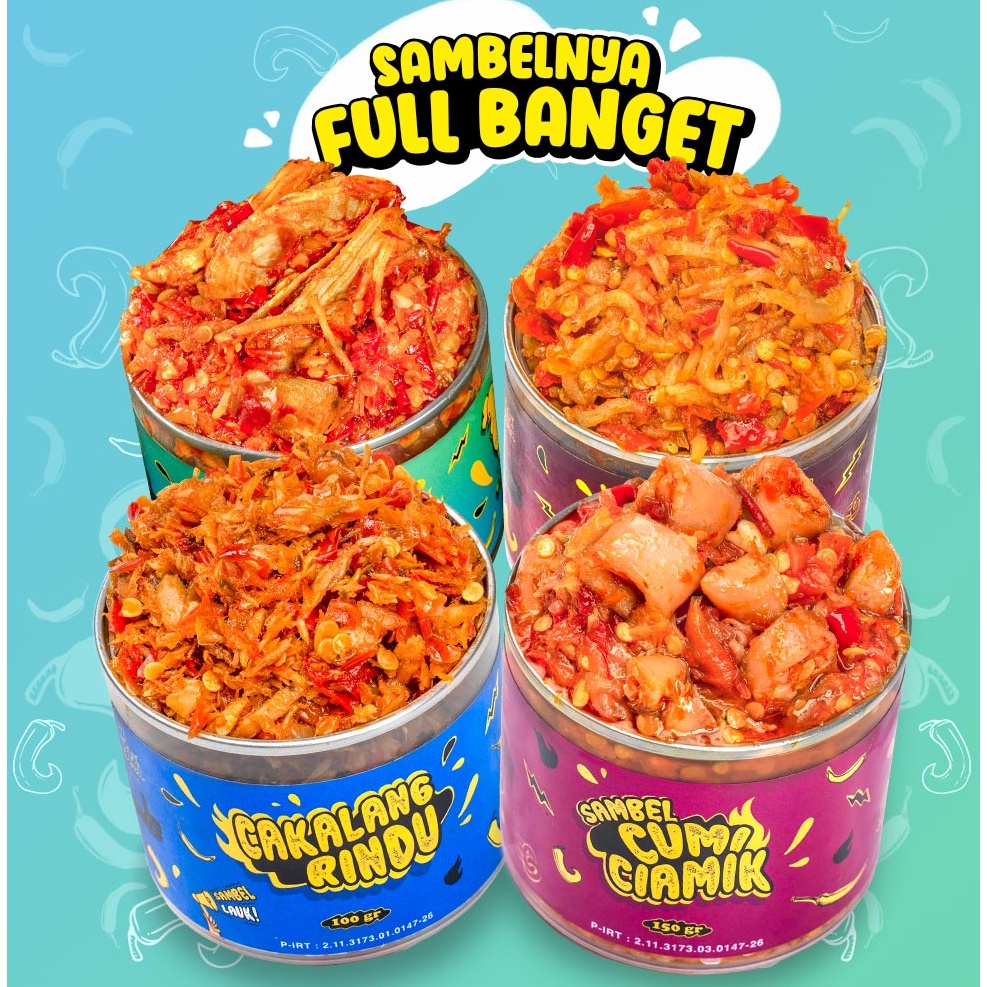 

[✁G87&] Eat Sambel - SEMUA VARIAN (BEST SELLER!!!) Paradise