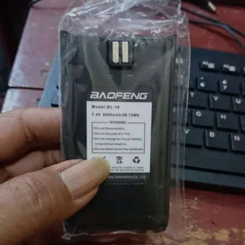 Chicorashop1 Baterai Ht A58S Untuk Ht Baofeng Bf-A58S