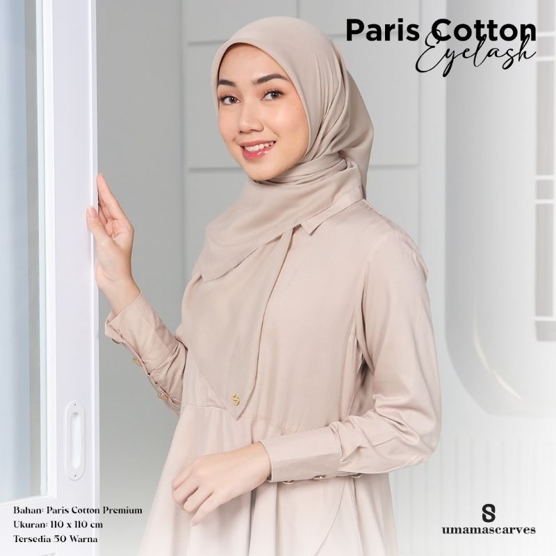 Jilbab Paris Cotton Eyelash Umama Scarves