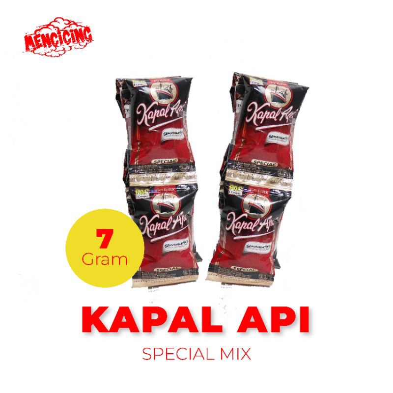 

Kopi Kapal Api Mini 10sachet / Kapal Api Mencicing 1Renceng 10pcs
