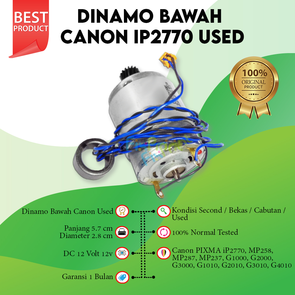 Dinamo Motor DC 12v 12 Volt Motor 12 - 24 Volt Generator Mini Bor Normal Tested Torsi Besar