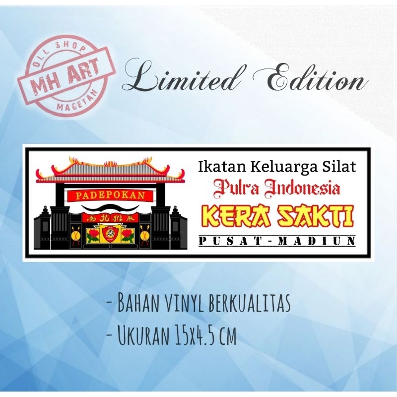

Sticker Gerbang Padepokan IKS PI Kera Sakti Termurah