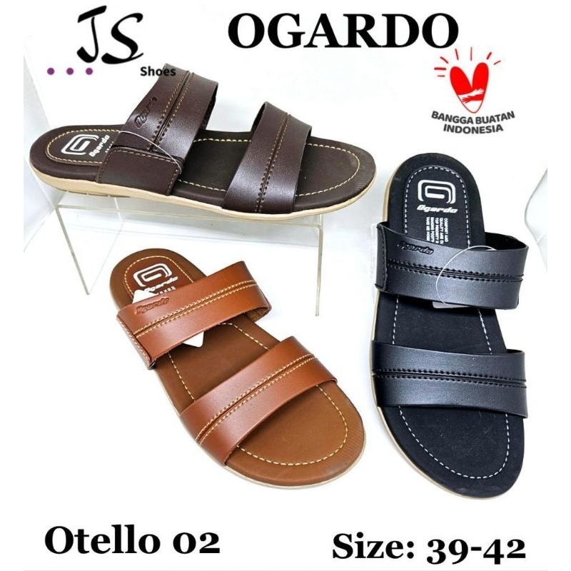 OGARDO OTELLO 02 - SANDAL SLOP CASUAL PRIA DEWASA MERK OGARDO