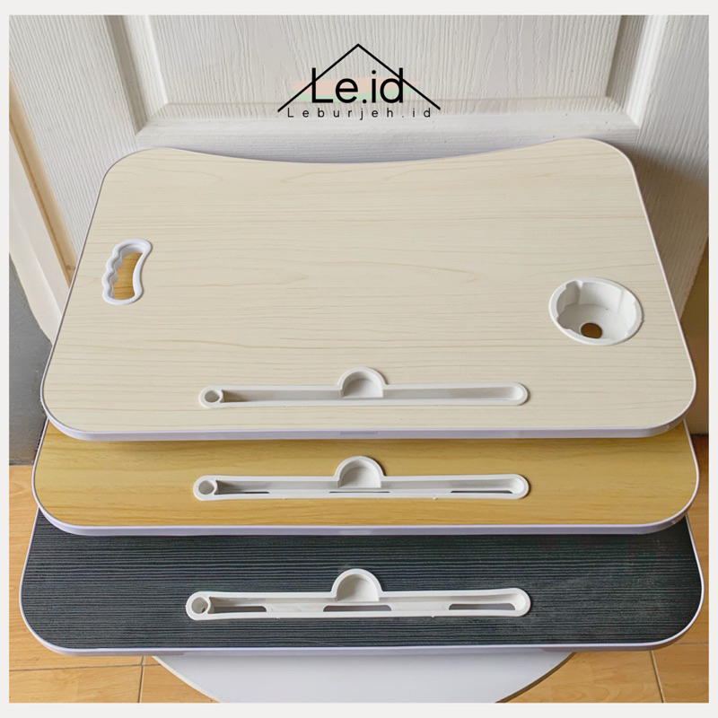 READY STOCK Meja lipat portabel meja belajar anak karakter 3 lubang meja lipat besar karakter