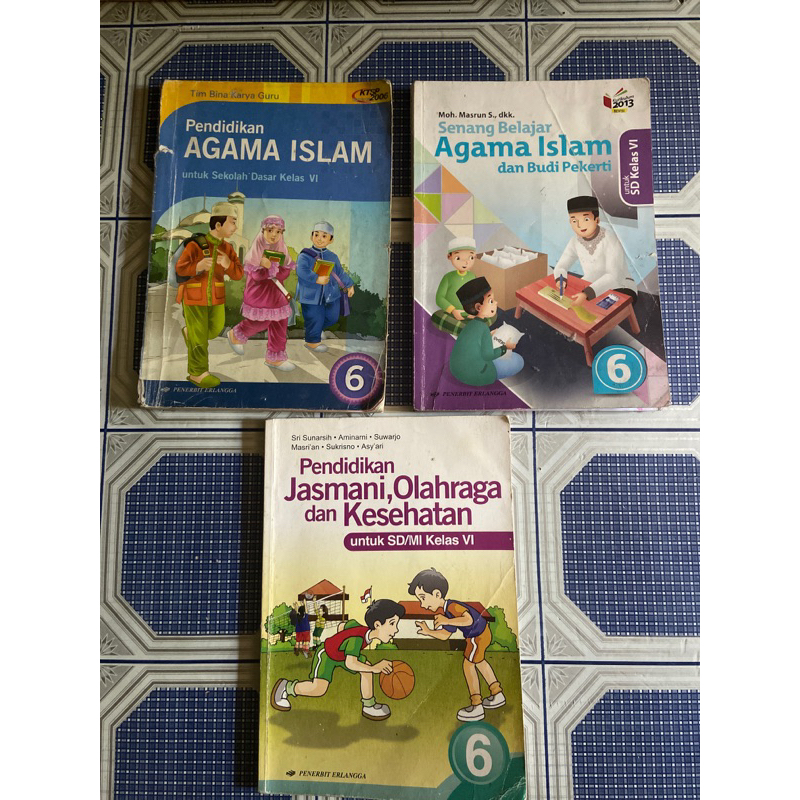 BUKU BEKAS PENERBIT ERLANGGA KELAS 6
