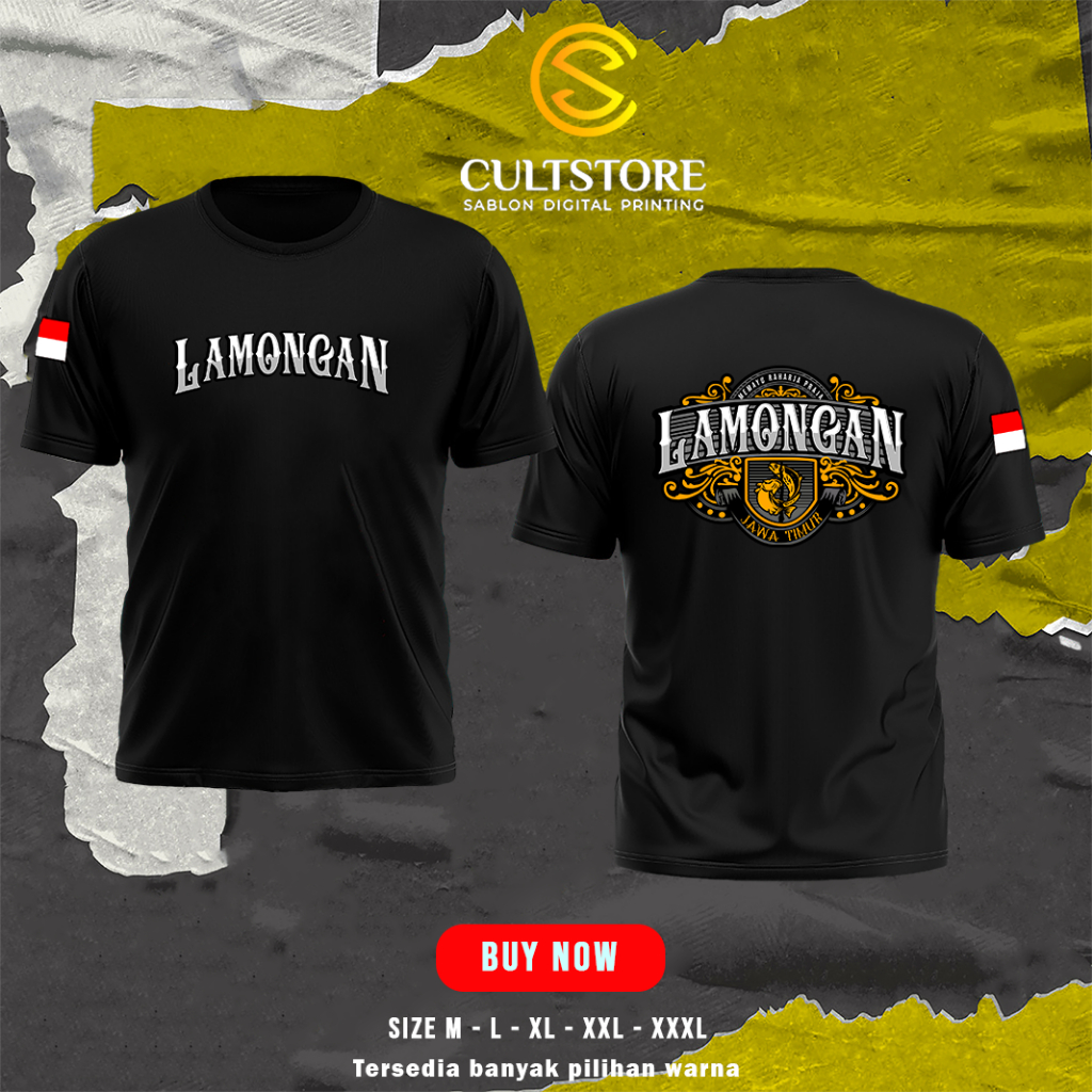 KAOS LAMONGAN MEGILAN LAMONGAN POPULER INDONESIA LAMONGAN JAWA TIMUR