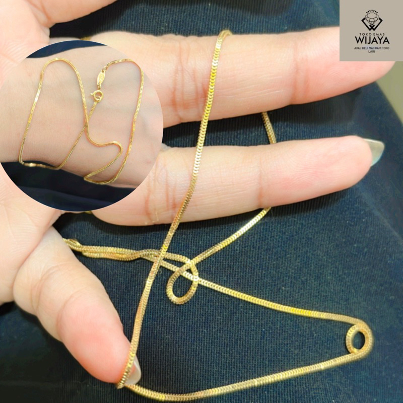 kalung emas melano kadar 700 16k