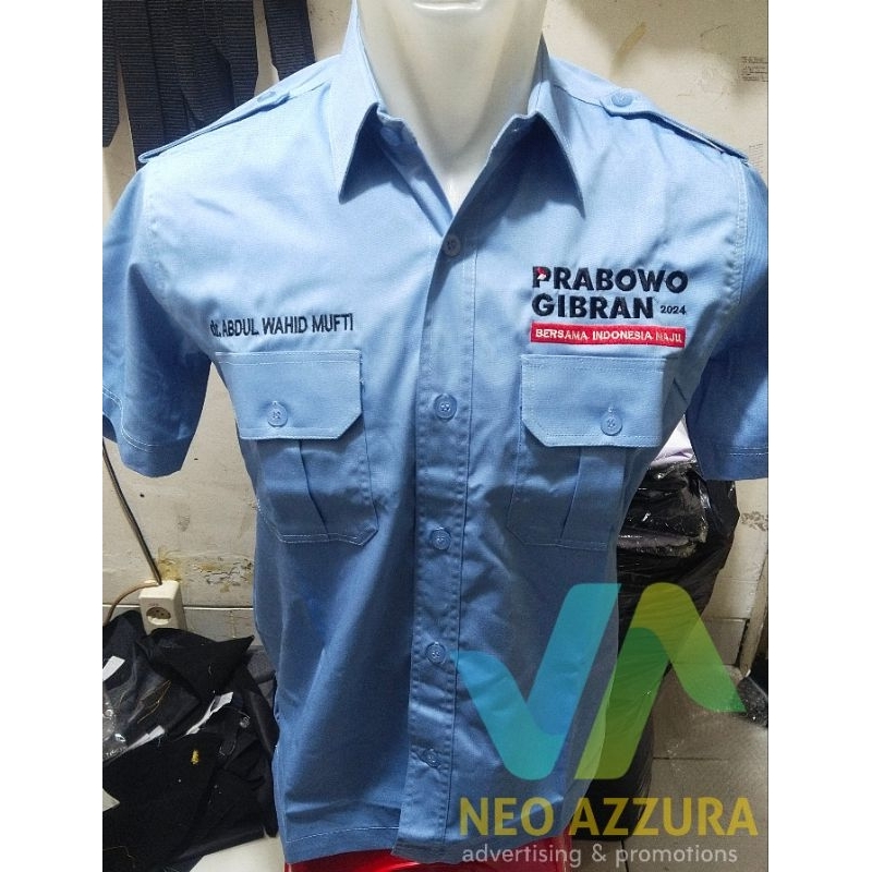 kemeja prabowo gibran
