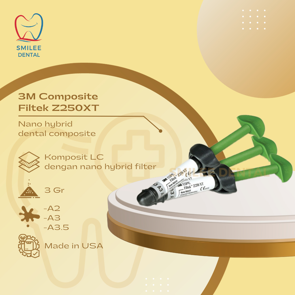 Composite Filtek Z250 XT, Komposit 3M ESPE, Bahan Tambal Gigi