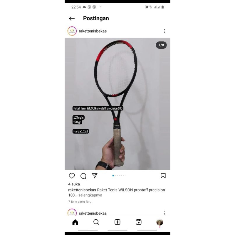 raket tenis wilson prostaff precision