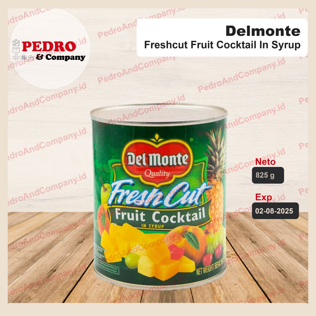 

Del Monte - Fresh cut fruit cocktail/ cocktail buah kalengan (825 gr)