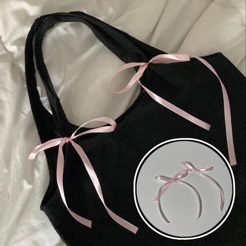 BROS PITA | RIBBON BROOCH COQUETTE | BALLETCORE RIBBON PIN | LONG SHORT RIBBON BROOCH | PITA PENITI 